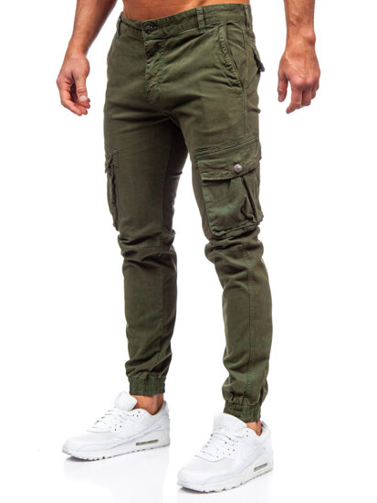 Bolf Damen Hose Jogger Pants Cargohose Khaki KL90NM