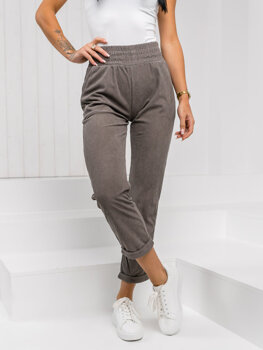 Bolf Damen Hose Grau W7856