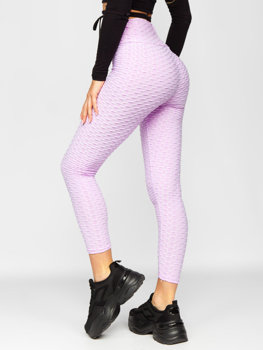 Bolf Damen Leggings Hellviolett  YW88024