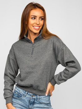 Bolf Damen Sweatshirt Schwarzgrau  KSW2023