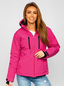 Bolf Damen Winterjacke Sportjacke Rosa  HH012A