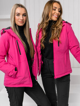 Bolf Damen Winterjacke Sportjacke Rosa  HH012B