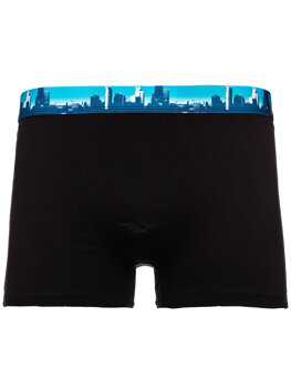 Bolf Herren Boxershorts Blau  1BE755