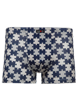 Bolf Herren Boxershorts Grau  1BE726