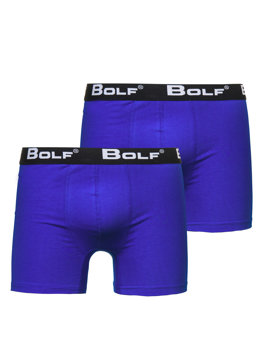 Bolf Herren Boxershorts Kobaltblau  0953-2P 2 PACK