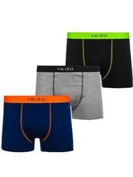 Bolf Herren Boxershorts Mehrfarbig 1BE730-3P 3 PACK