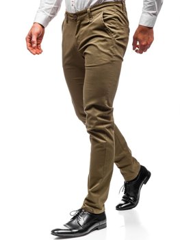 Bolf Herren Chino Hose Khaki  2901