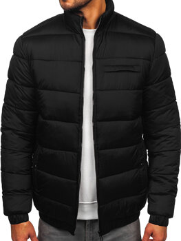 Bolf Herren Gepolsterte Winterjacke Schwarz  31M5015