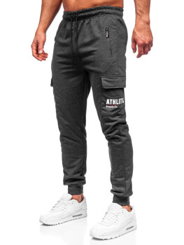 Bolf Herren Hose Cargohose Jogger Pants Schwarzgrau  JX5061