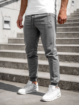 Bolf Herren Hose Jogger Pants Anthrazit  JX5003A