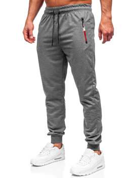 Bolf Herren Hose Jogger Pants Anthrazit  JX5007