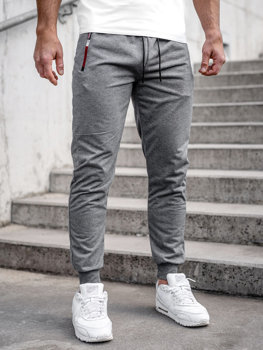 Bolf Herren Hose Jogger Pants Anthrazit  JX5007A