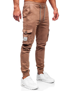 Bolf Herren Hose Jogger Pants Cargohose Braun  KA9233