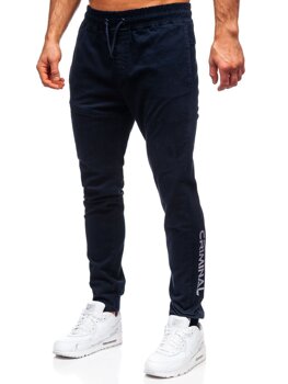 Bolf Herren Hose Jogger Pants Dunkelblau  B11119