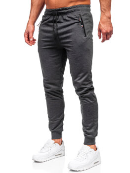 Bolf Herren Hose Jogger Pants Schwarzgrau  JX5001