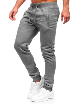 Bolf Herren Hose Jogger Pants Schwarzgrau  XW01-A