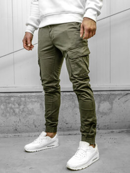 Bolf Herren Hose Joggers Cargohose Khaki  77322A