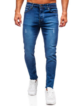 Bolf Herren Jeans slim fit Dunkelblau  6758