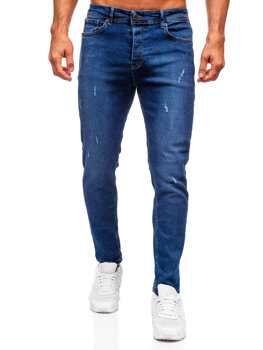 Bolf Herren Jeans slim fit Dunkelblau  6835