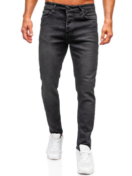 Bolf Herren Jeans slim fit Schwarz  6648