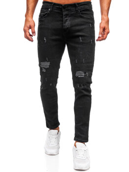 Bolf Herren Jeans slim fit Schwarz  6853