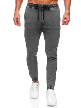 Bolf Herren Jeanshose Jogger Pants Schwarz  0026