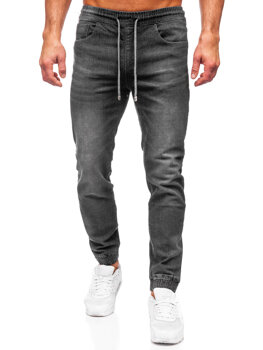 Bolf Herren Jeanshose Joggers Schwarz  MP0275GS