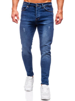 Bolf Herren Jeanshose regular fit Dunkalblau  6217