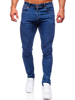 Bolf Herren Jeanshose regular fit Dunkelblau  5158