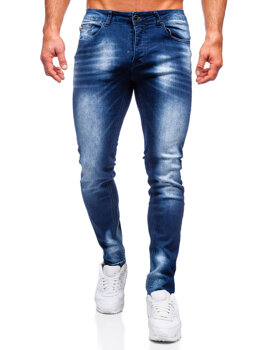 Bolf Herren Jeanshose regular  fit Dunkelblau  MP019BS