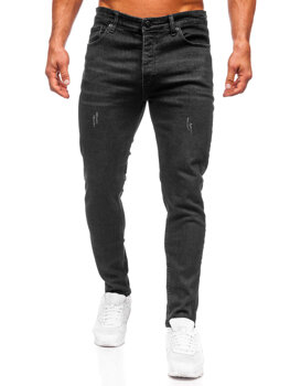 Bolf Herren Jeanshose regular fit Schwarz  6080