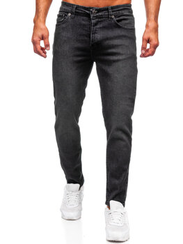 Bolf Herren Jeanshose regular fit Schwarz  6644