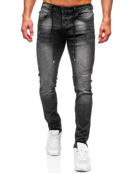 Bolf Herren Jeanshose regular fit  Schwarz MP0063-1N