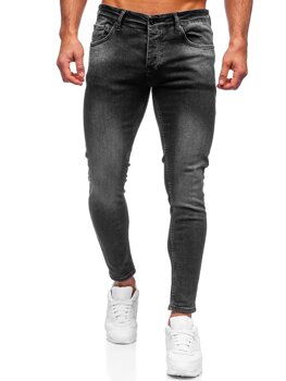 Bolf Herren Jeanshose skinny fit Schwarz R927