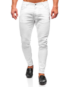 Bolf Herren Jeanshose skinny fit Weiß  R927