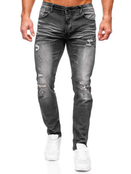 Bolf Herren Jeanshose slim fir Schwarz  MP0032N