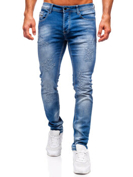 Bolf Herren Jeanshose slim fit Blau  MP0009B