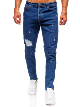 Bolf Herren Jeanshose slim fit Dunkalblau  6553