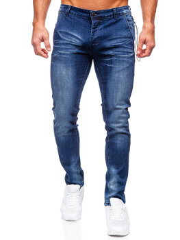 Bolf Herren Jeanshose slim fit Dunkelblau  MP0091BS