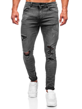 Bolf Herren Jeanshose slim fit Schwarz  KS2081A