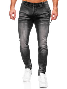 Bolf Herren Jeanshose slim fit Schwarz MP0091N