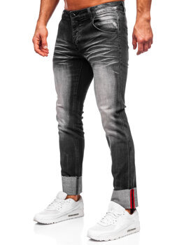 Bolf Herren Jeanshose slim fit Schwarz  MP0106N