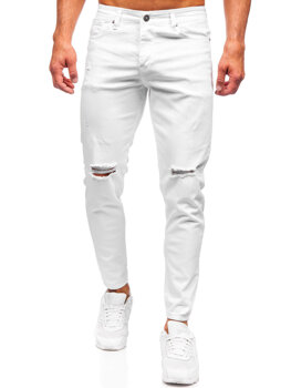 Bolf Herren Jeanshose slim fit Weiß  5873