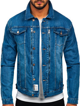 Bolf Herren Jeansjacke Blau  MJ508B