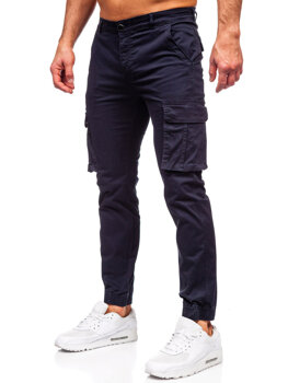 Bolf Herren Joggers Cargohose Dunkelblau  MP0202BS