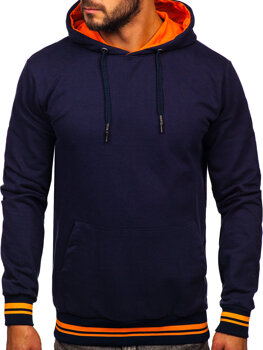 Bolf Herren Kapuzenpullover Dunkelblau  145369