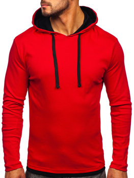 Bolf Herren Kapuzenpullover Rot  03