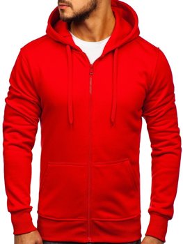 Bolf Herren Kapuzenpullover Rot  2008