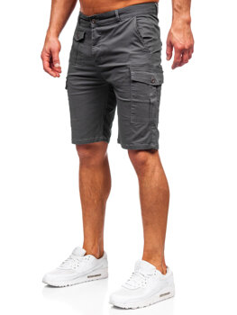 Bolf Herren Kurze Hose Cargohose Sportshorts Schwarzgrau MP0188GS