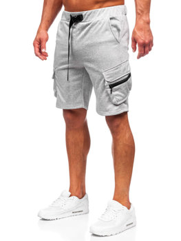 Bolf Herren Kurze Hose Cargoshorts Grau  HS7188